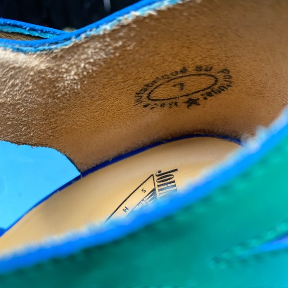 John Fluevog Views Maier Green Heels - US 7 - Picture 8 of 13